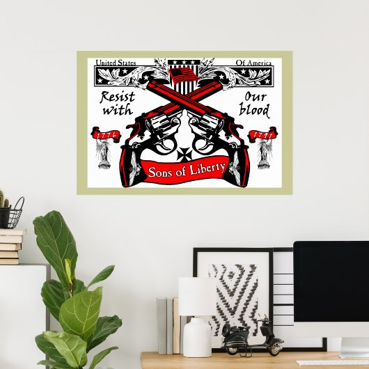Poster Fils De La Liberté ! (Bureau à domicile)