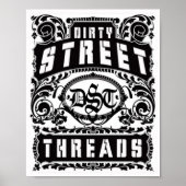 Poster fils de rue sales (Devant)