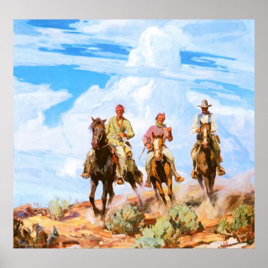 Poster Fils du désert, par Carl Oscar Borg (Devant)