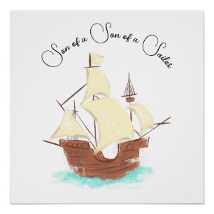 Poster Fils d'un fils de marin pirate