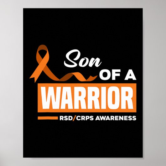 Poster Fils D'Un Guerrier RSD Sensibilisation à la SCRP (Devant)