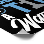 Poster Fils Fiers D'Un Guerrier T1D Sensibilisation Au Di (Coin)