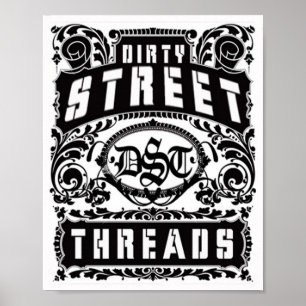 Poster fils sales de rue