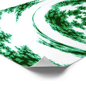 Poster Fils verts filés (Coin)