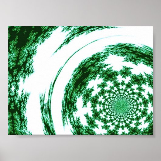 Poster Fils verts filés (Devant)