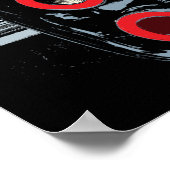 Poster Fin Cadillac - 1962 (Coin)