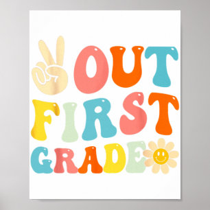 Poster Fin De 1Ere Année Dernier Jour De L'École Super