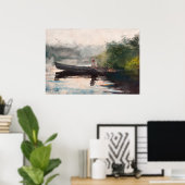 Poster Fin de journée, Adirondacks by Winslow Homer (Bureau à domicile)