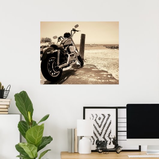 Poster Fin de la route (Bureau à domicile)