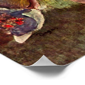 Poster Fin de l'arabesque par Edgar Degas (Coin)