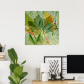 Poster Fin de l'automne (Bureau à domicile)