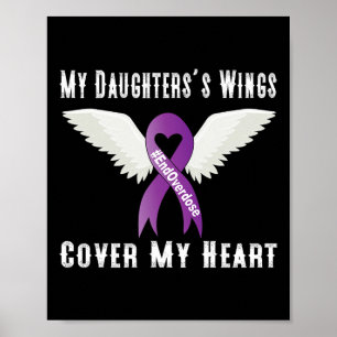 Poster Fin de l'overdose Couverture des ailes de ma fille