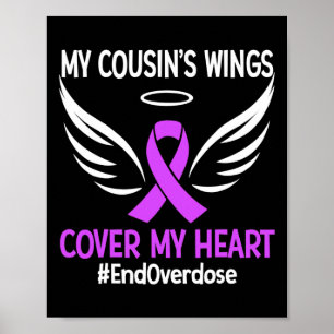 Poster Fin de l'overdose La couverture des ailes de mon c