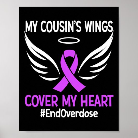 Poster Fin de l'overdose La couverture des ailes de mon c (Devant)