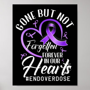 Poster Fin de l'overdose Mémorial d'un proche Sensibilisa