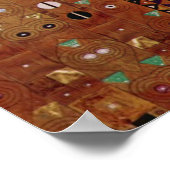 Poster Fin de mur, frise Stoclet de Gustav Klimt (Coin)