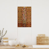 Poster Fin de mur, frise Stoclet de Gustav Klimt (Cuisine)