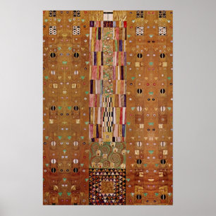 Poster Fin de mur, frise Stoclet de Gustav Klimt