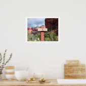 Poster Fin du sentier dans l'affiche de Sedona (Cuisine)