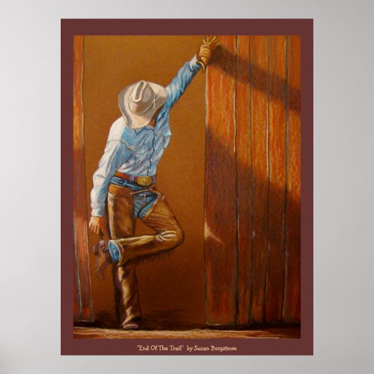 Poster "Fin du sentier" par Susan Bergstrom (Devant)