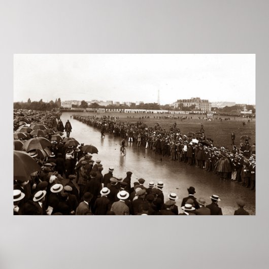 Poster Fin du Tour de France 1912 au Parc des Princes (Devant)