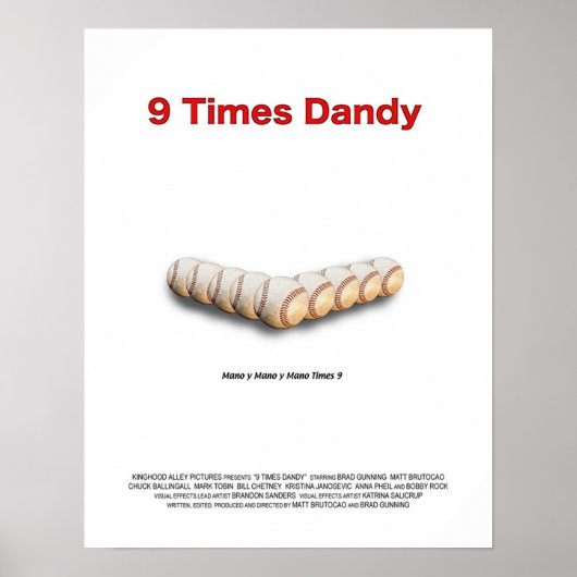 Poster final 9 fois Dandy (Devant)