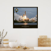 Poster Finale Space Shuttle lancement STS-135 Atlantis (Cuisine)