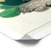 Poster Finch à herbe, ou Bunting à ailes de baie par Audu (Coin)