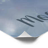 Poster Finch bébé oiseau dormant sur Lune (Coin)