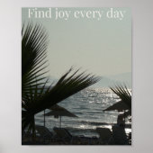 Poster find joy every day note card (Devant)