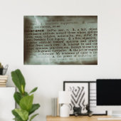 Poster Finding Meanings - Tolerance (Bureau à domicile)