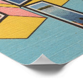 Poster Finger Lakes, New York - Scènes de grandes lettres (Coin)