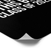 Poster Fini Avec Ce Bs Cl De 2025 - Graduation (Coin)