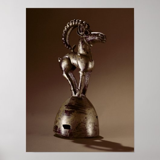 Poster Finial with a mountain goat (Devant)