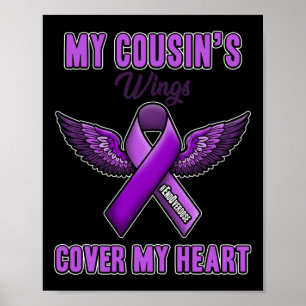 Poster Finir l'overdose Les ailes de mon cousin couvrent