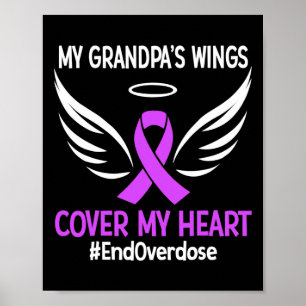 Poster Finir l'overdose Les ailes de mon grand-père Couvr
