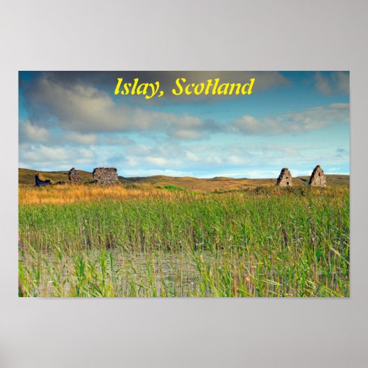 Poster Finlaggan, Islay, Écosse (Devant)
