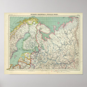 Poster Finlande et Russie
