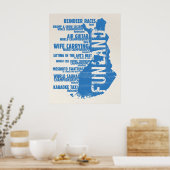 Poster Finlande Funland List 2 Colossal Poster/Imprimer (Cuisine)