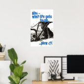 Poster Finn Finn Sisu Tenacity Tough Plow On (Bureau à domicile)