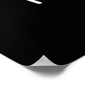 Poster Fintastic Funny Fish Pun Dark BG (Coin)