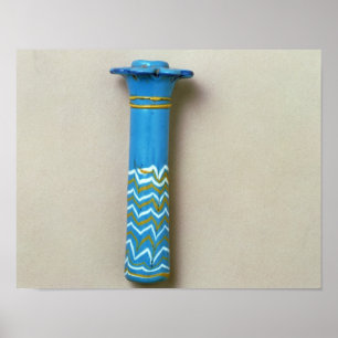 Poster Fiole kohl de colonne de palme, d'Amarna