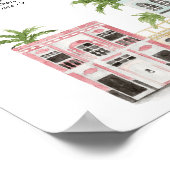 Poster FIONA Charleston SC Rainbow Row Seins Chart (Coin)