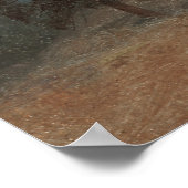 Poster Fir Arbres et nuages de tempête (Coin)