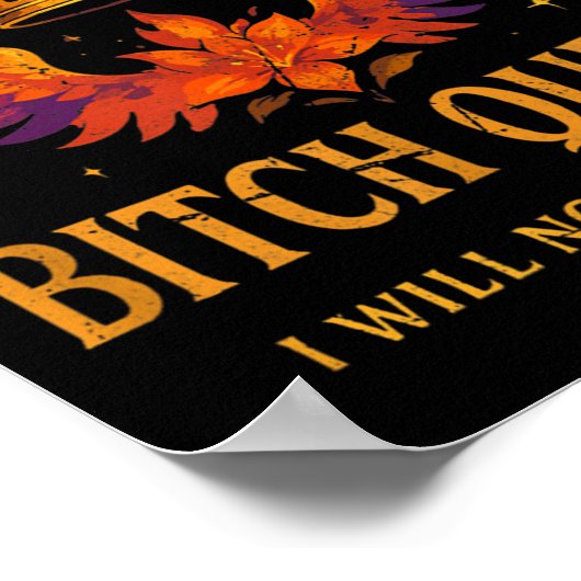 Poster Fire Breathing Queen I Will Not Be Afraid Fantasy (Coin)