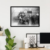 Poster Fire Engine 91 à New York 1913 (Bureau à domicile)