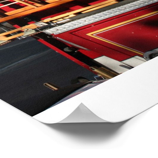 Poster Fire Engine, San Francisco (Coin)