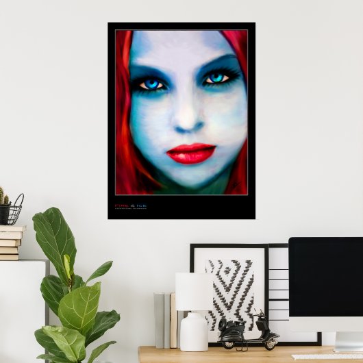 Poster Fire et Ice (Bureau à domicile)