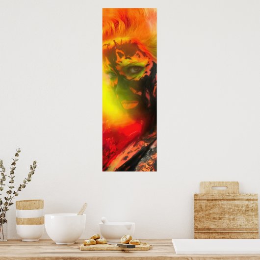 Poster Fire Goddess PELE (Cuisine)