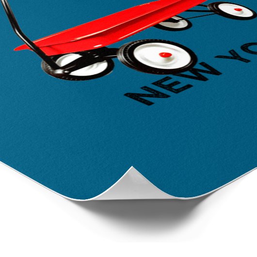 Poster Fire Island Large Version Red Wagon Long Island Ny (Coin)